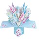 image 2 of Second Nature Pop Ups Birthday Pop Up Card with "Happy Birthday" Lettering and Butterflies