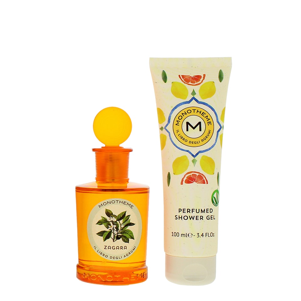 image 1 of Monotheme Il Libro Degli Agrumi Zagara Gift Set 100ml EDT Spray - Shower Gel 100ml
