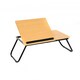 image 1 of Oypla Portable Folding Laptop Notebook Tablet Computer Table Desk Stand Brown