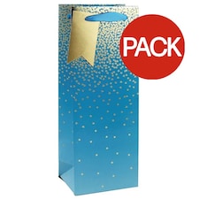 Eurowrap Ombre Bottle Bag (Pack of 6) - Teal - One Size