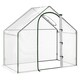 image 1 of Outsunny Portable Walk-in PVC Greenhouse w/ Zipped Door for Flowers Plant