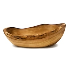 Verano Spanish Ceramics Olive Wood Oval Bowl - 23cm | Brown | 1