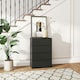 image 2 of HOMCOM Bedroom Chest of Drawers, 4 Drawers Dresser, Drawer Unit, Black