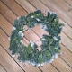 image 9 of 60cm Frosted Glacier Snow Tipped Christmas Wreath with Pine Cones