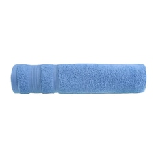 Luxury Zero Twist Egyptian Cotton Bath Sheet 100 x 150cm - Extra Large Bath Towel Blue | Cornish Blue | Bath sheet