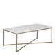 image 1 of Alisma Coffee Table with White Marble Top