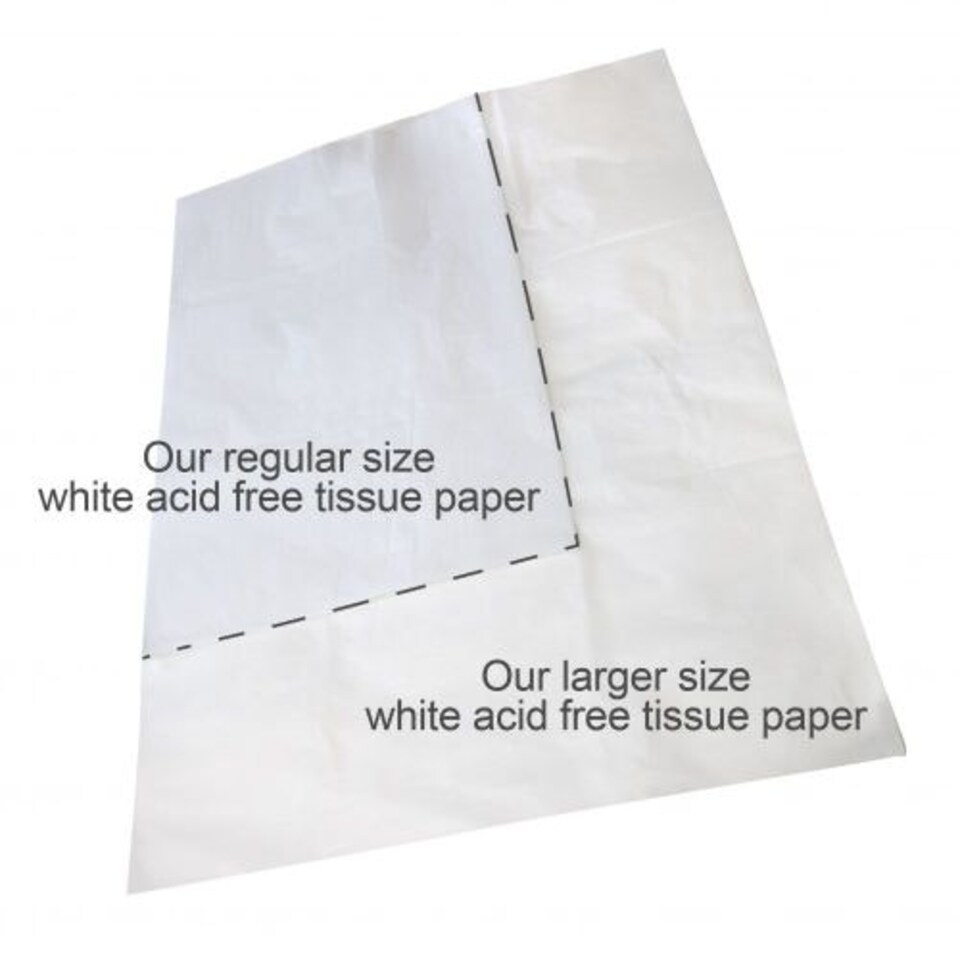 image 1 of Caraselle Jumbo Large White Acid Free Tissue Paper - 25 Sheets/Pk (75 x 100cm) White | XL