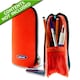 image 1 of Red 3D Dots Design Vertical Pencil Case by Premier
