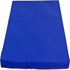 Actiaspet Heavy Duty Waterproof Dog Crate Bed with Hard Wearing 1000D Polyester Faux Leather Outer (Blue, Medium)