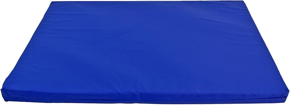 image 1 of Actiaspet Heavy Duty Waterproof Dog Crate Bed with Hard Wearing 1000D Polyester Faux Leather Outer (Blue, Medium)