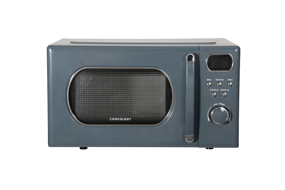 image 1 of Cookology Retro Microwave 800W Freestanding 20L - RETDD20GR Grey