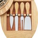 image 5 of Maison by Premier Soka Rubberwood 4pc Cheese Knife Set With Storage Board