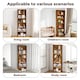 image 3 of Levede 6 Tier Wooden Bookcase Storage Shelf Display Organizer Unit | Brown | Brown