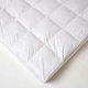 image 3 of Homescapes Goose Feather Bed Super King Size Mattress Topper | White | Super King