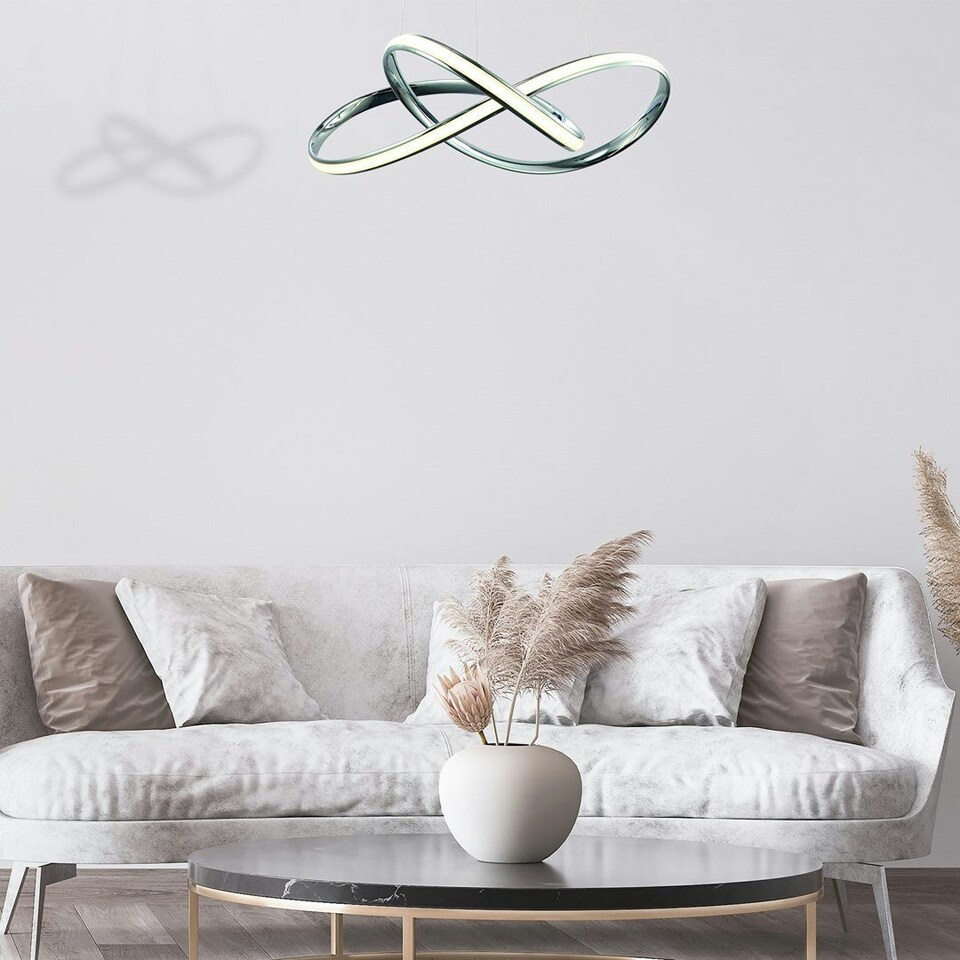 image 1 of Milagro Pendant Lamp Cappio 36W Led Chrome