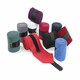 image 2 of Shires ARMA Fleece Bandages Black | Size: 4 Pack
Colour: Black/Cherry
