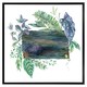 image 2 of Green leaves board (Picture Frame) Brown | Oak | M