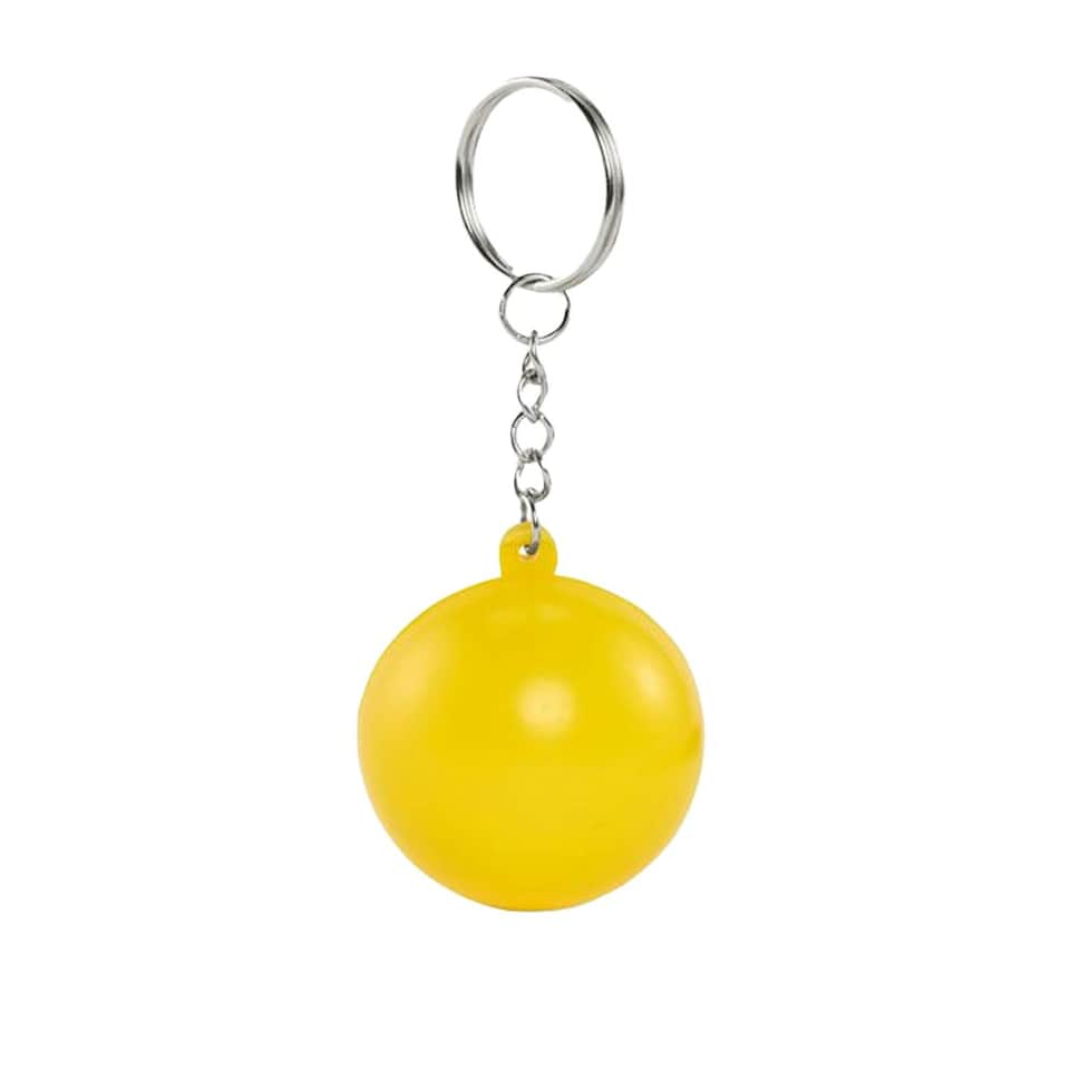 MidOcean Cirkely Ball PU Keyring - Yellow - One Size