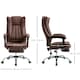 image 3 of Vinsetto Executive Office Chair Computer Desk Chair for Home, Brown