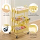 image 5 of Vonhaus Storage Trolley 3 Tier Bathroom & Kitchen Storage