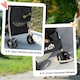 image 6 of PawHut 3 In 1 Pet Stroller, Detachable Dog Cat Travel Carriage - Black