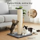 image 4 of Skylos Tall Cat Scratching Post Natural Sisal Pole Heavy Duty Base Toy