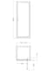 image 8 of Balterley Ruwa Toughened Safety Glass Reversible Pivot Shower Door - Balterley | Silver | Chrome | 1