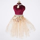 image 3 of 15cm Gold Ballerina
