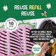 image 7 of Ecoegg Dryer Balls | Spring Blossom | Reduces Drying Time | Tumble Dryer Balls Replacement | Freshens and Softens Clothes | Hypoallergenic | 2 Eggs | Scent Boosters