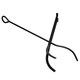 image 8 of Outsunny Firewood Rack Log Holder Wood Storage with Hooks 4 Tools Black