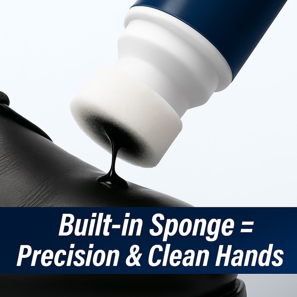 image 1 of Shine & Protect Shoe Polish - 75ml Liquid Shoe Polish - Black
