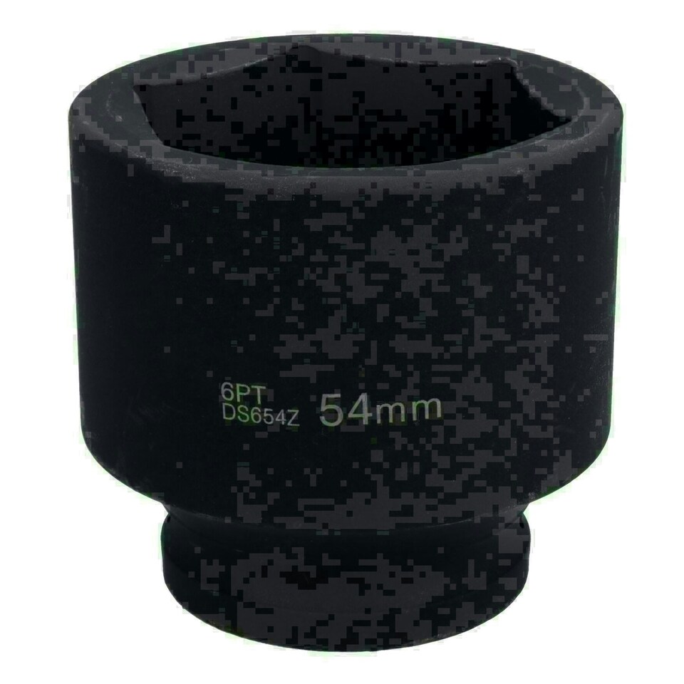 image 1 of 54mm 3/4in Drive Metric Shallow Impact Wheel Nut Socket 6 Sided Single-Hex