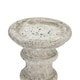 image 3 of Hill Interiors Ceramic Column Candle Holder - Stone - 45cm x 16cm x 16cm