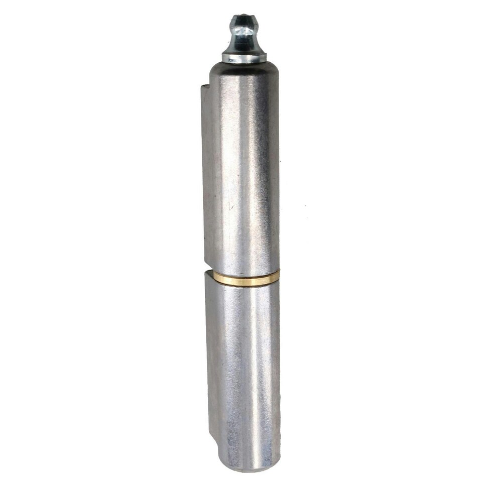 image 1 of 4 PACK Lift Off Bullet Hinge with Grease Nipple Weld On 15x100mm Door Silver