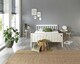 image 4 of Atlantic Bed Frame in White, size Double