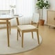 image 2 of Foam Seat Pad with Ties Pack of 2 Comfortable Chair Cushion for Dining, Kitchen Garden Seating | Cream