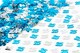 image 4 of 25th Birthday Confetti Blue & Silver 2 pack x 14 grams birthday decoration Foil Metallic 2 pack