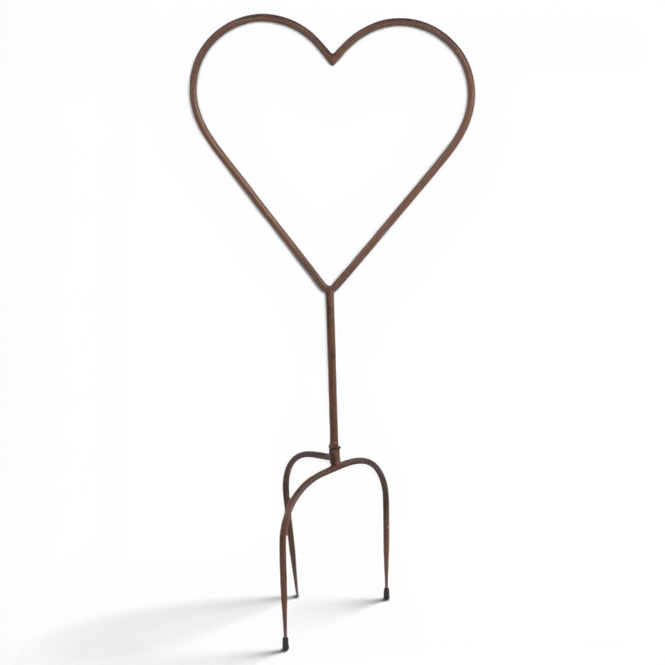 Heaven Sends Love Heart Shaped Metal Garden Stake