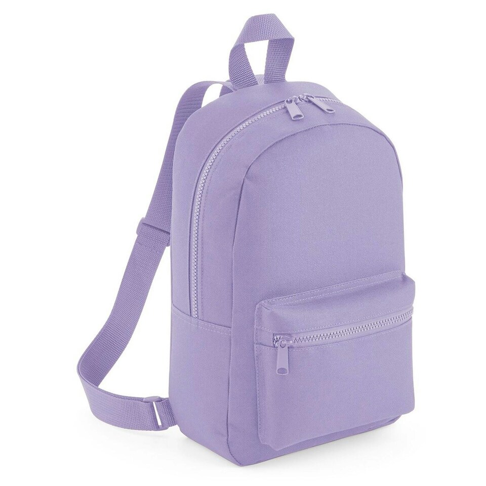 Bagbase Mini Essential Backpack/Rucksack Bag - Lavender - One Size
