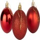 image 1 of 60mm/18Pcs Christmas Baubles Shatterproof Red,Tree Decorations