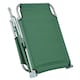 image 8 of Outsunny Camping Cot Picnic Sun Lounger Portable Folding Chair Patio Green
