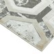 image 3 of Modern Rug, Anti-Shed Abstract Rug for Bedroom, & LivingRoom, Abstract 8mm Thick DiningRoom Rug-80cm X 150cm Silver | 80cm X 150cm