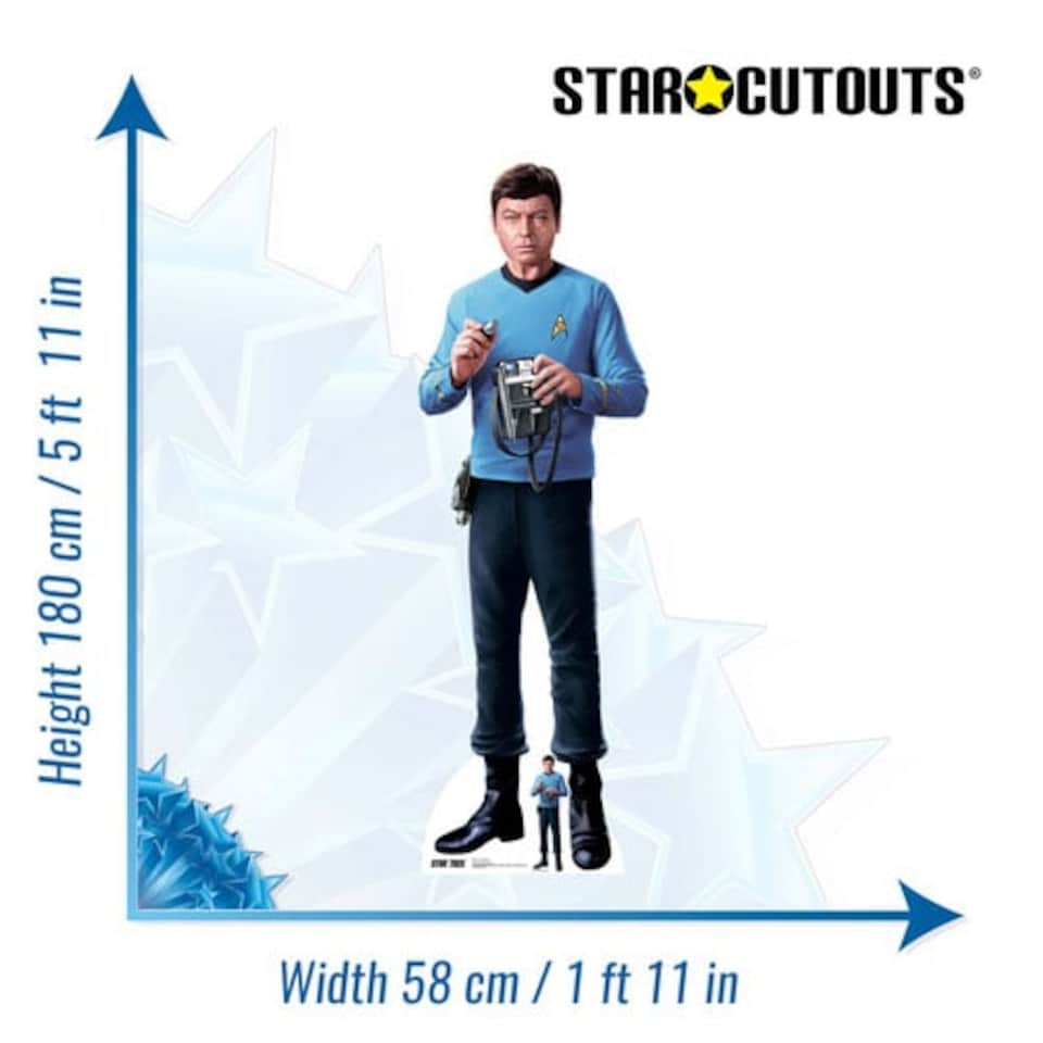 image 1 of Leonard McCoy Star Trek Lifesize Cardboard Cutout 180cm