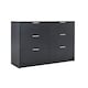 image 7 of Phoenix Chest Of 5 Drawers Bedroom Furniture Clothing Storage Organiser Unit | Black