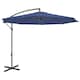 image 1 of Outsunny 3(m) Garden Banana Parasol Cantilever Umbrella w/Crank& Base 