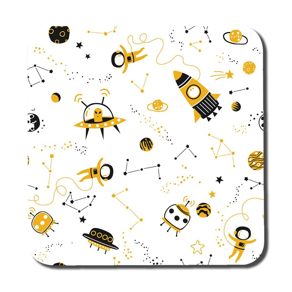 image 1 of Space Pattern (Placemat & Coaster Set)