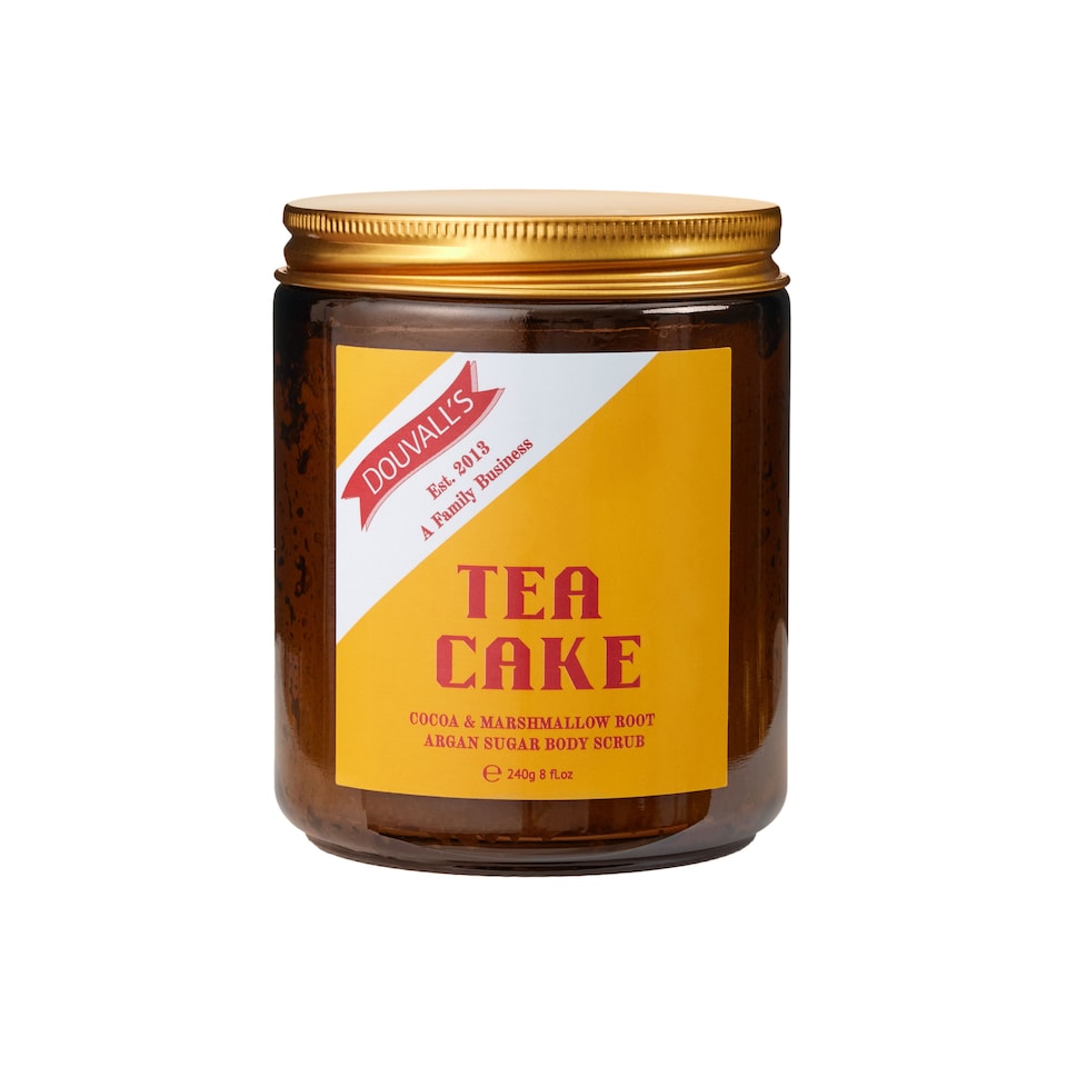 image 1 of Organic Argan Sugar Body Scrub - Limited Edition Nostalgia Range TeaCake