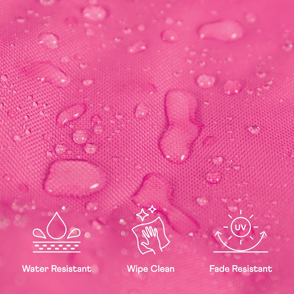 image 1 of Kids High Back Bean Bag Pink Indoor Outdoor Childrens Bean Bags | Pink | Pink | M | 1