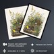 image 2 of Meadowlark Bird False Foxglove Audubon Huge Wall Art Poster Print 24X32"