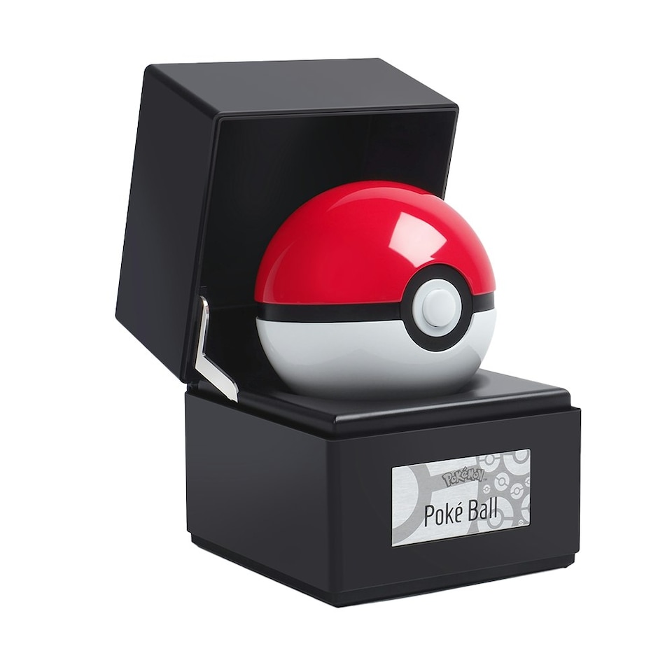 image 1 of Pokémon Die-Cast Poké Ball Replica Red